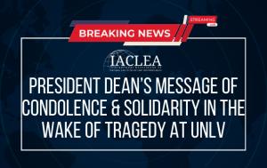 President Dean Sends Condolence in the Wake of UNLV Tragedy